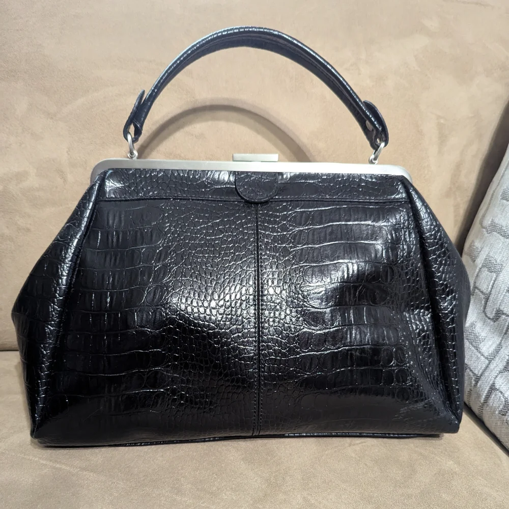 Apt. 9 Black and Purple Satchel
